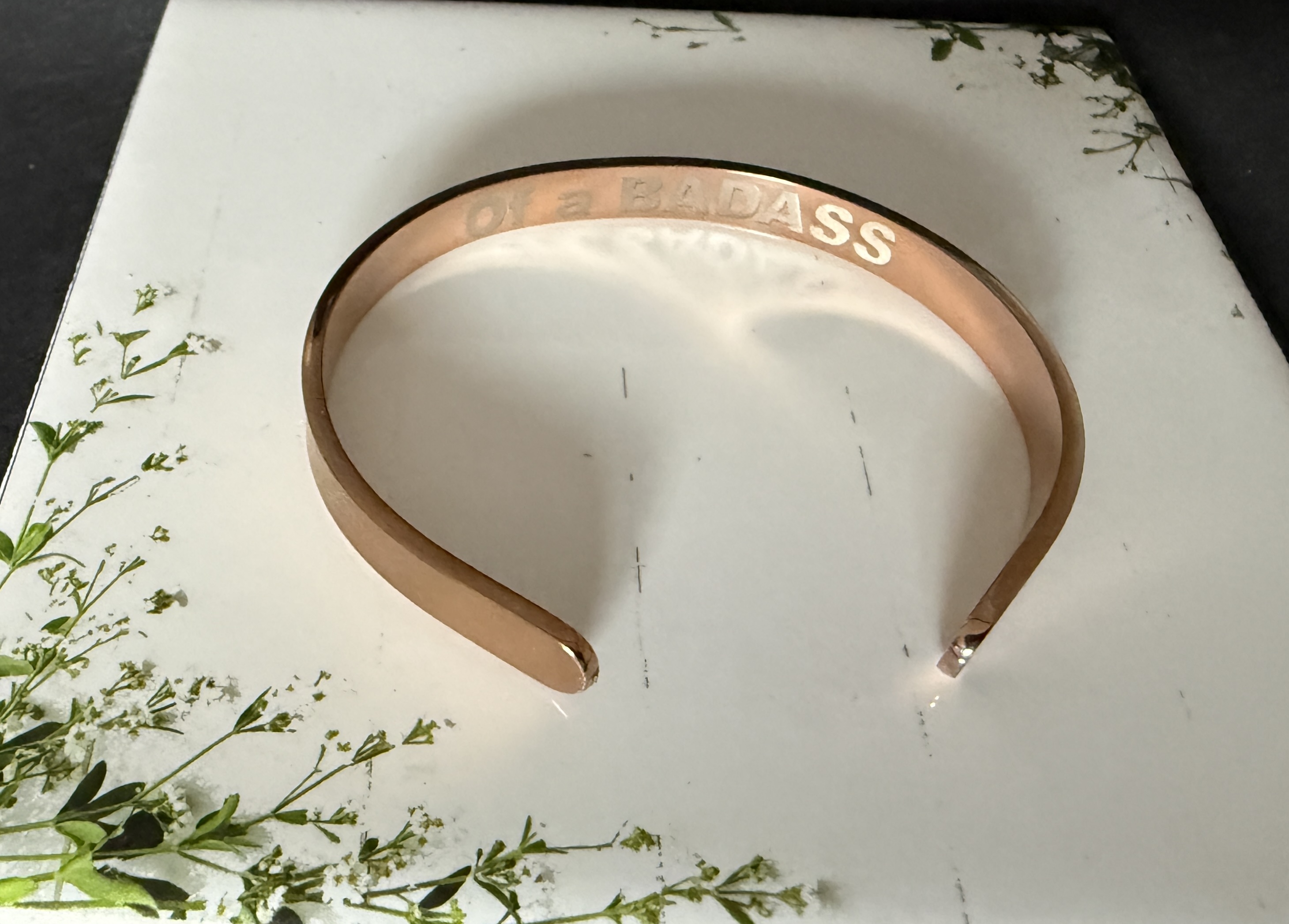 Of a Badass Cuff Rose Gold