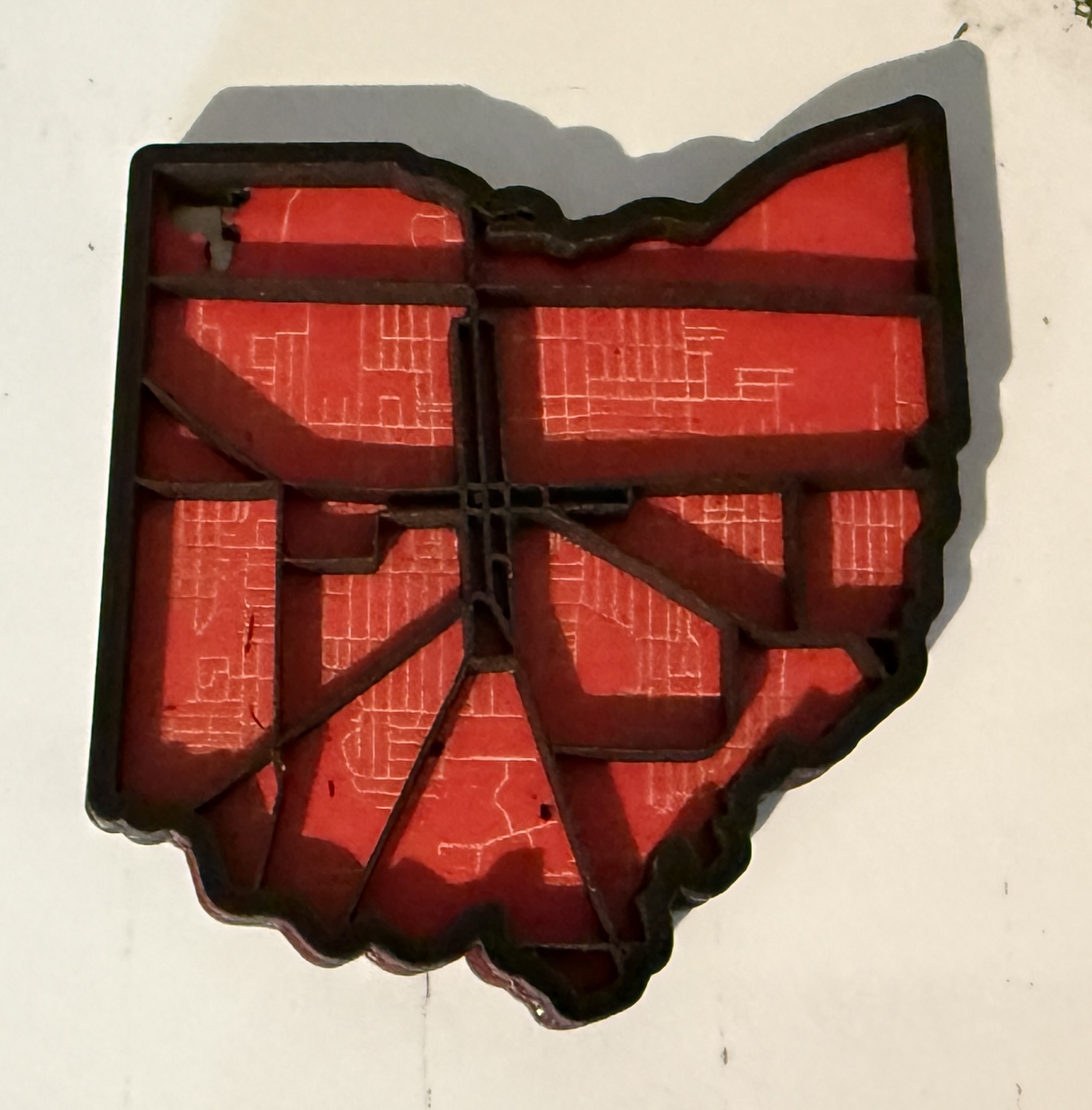 Ohio State Magnet Red