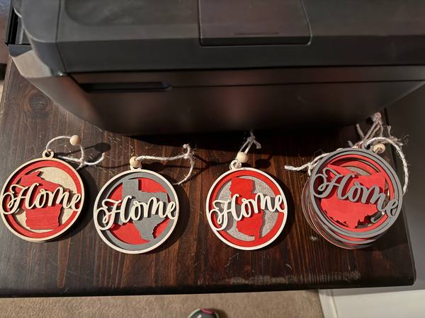 State Home Ornaments